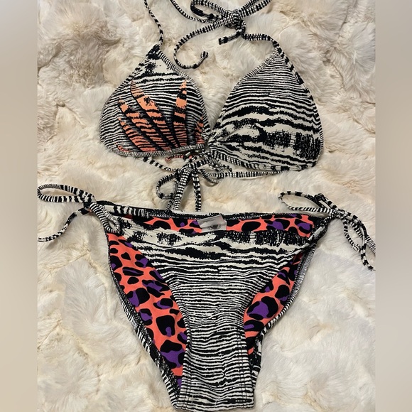 Vintage Body Glove Black white Bikini